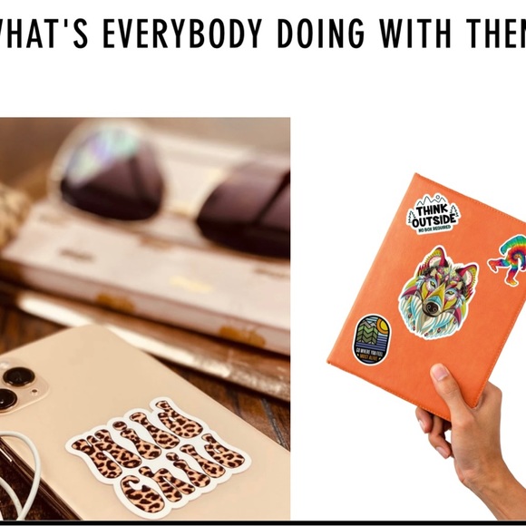 COPY - STICKERS DECORATE/PERSONALIZE items for cell phone, cups, coolers, water… - Picture 6 of 14